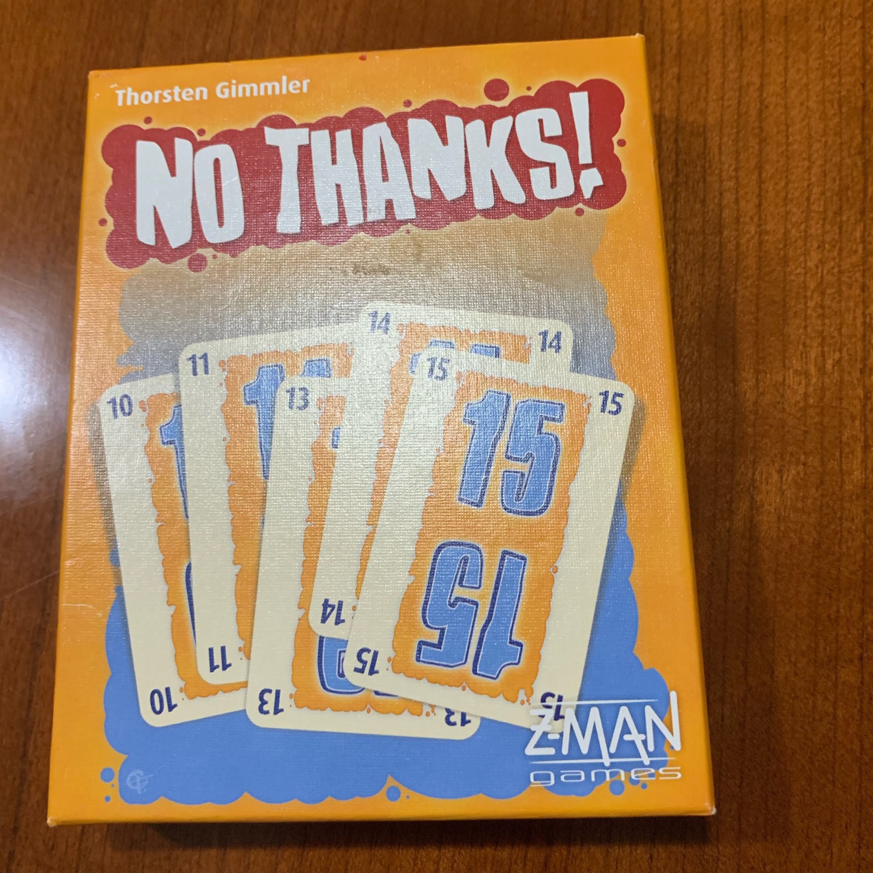 Front of No Thanks box