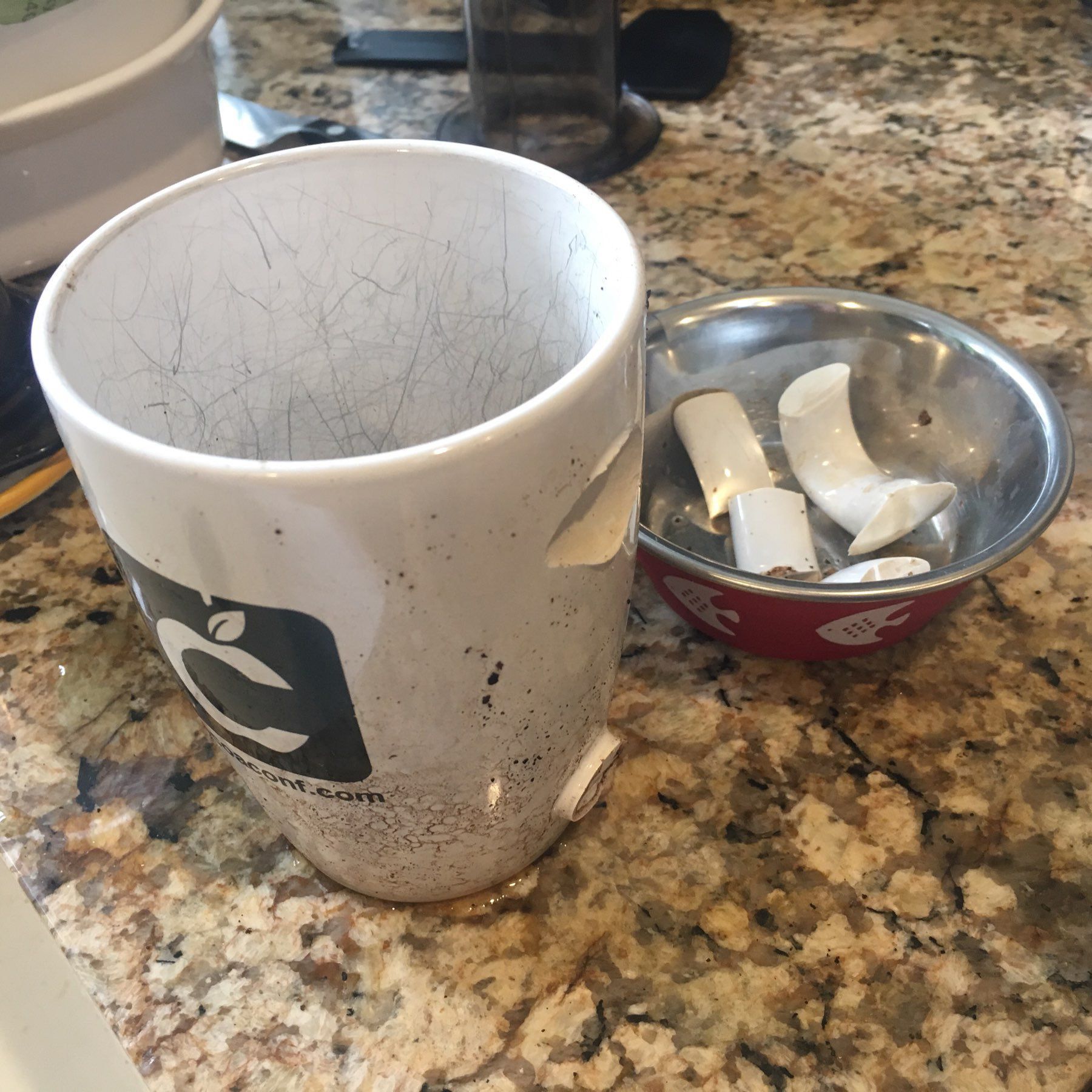 Broken Cocoaconf mug