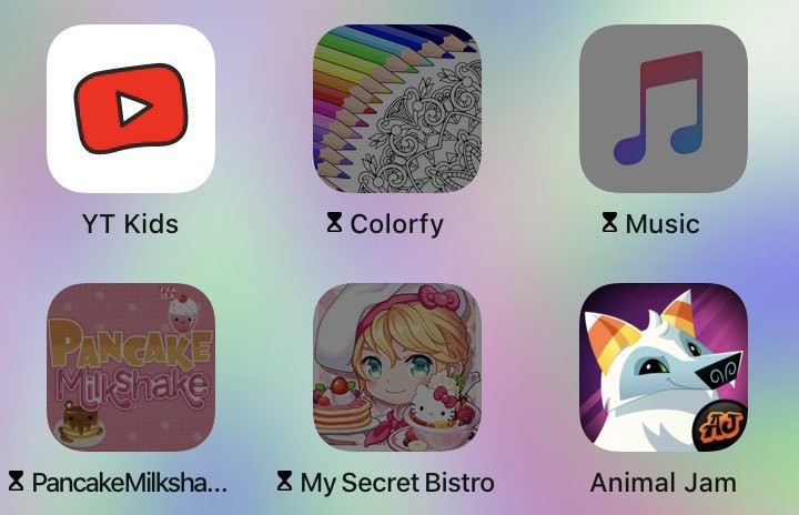 "YT Kids" and "Animal Jam" not blocked while other apps are