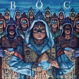 Album cover: Blue Öyster Cult, "Fire of Unknown Origin”