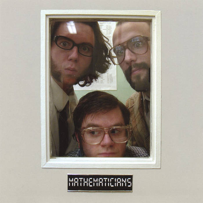 Album cover: Three nerds staring out a classroom window.