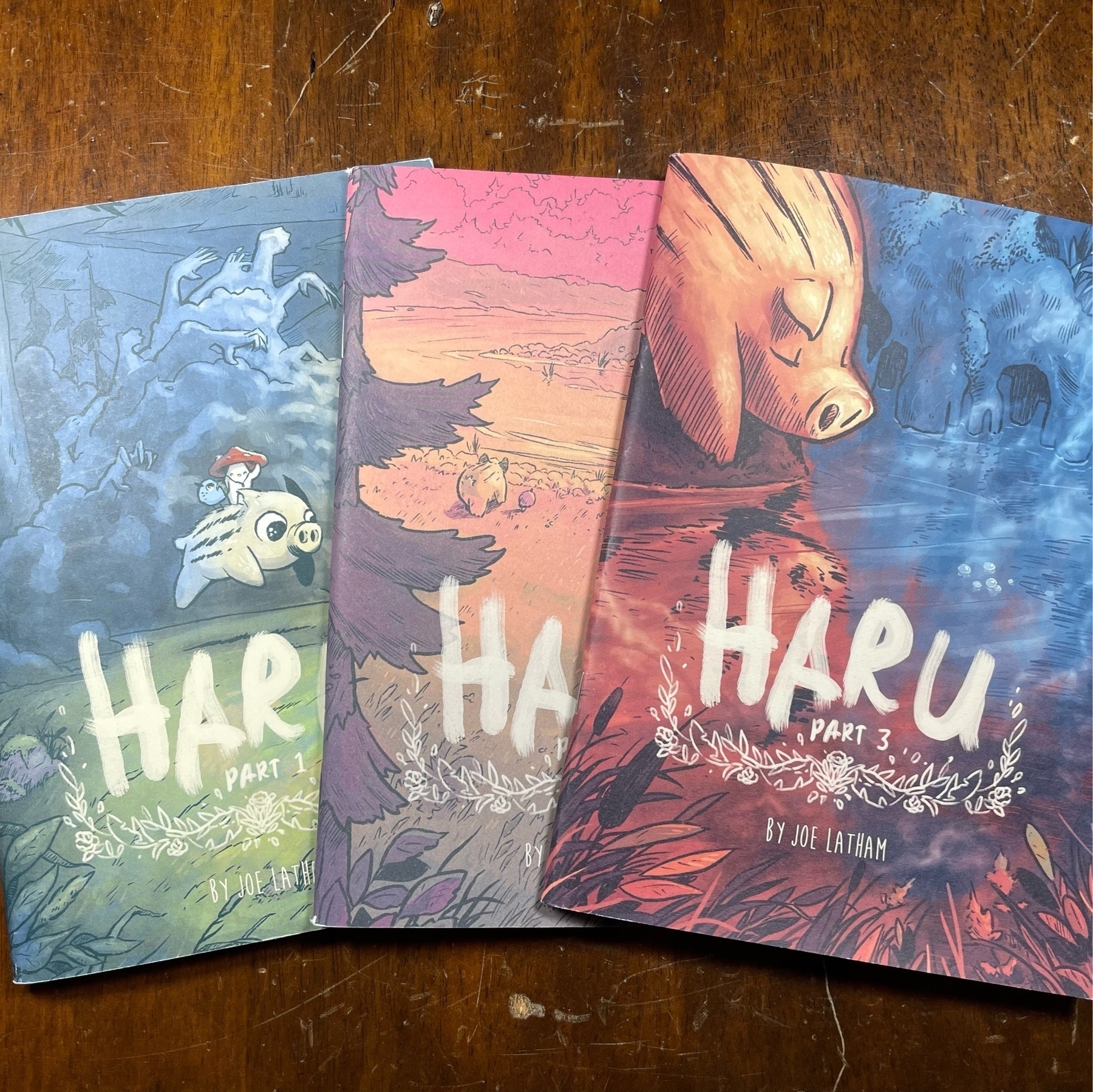 Issues 1–3 of Haru
